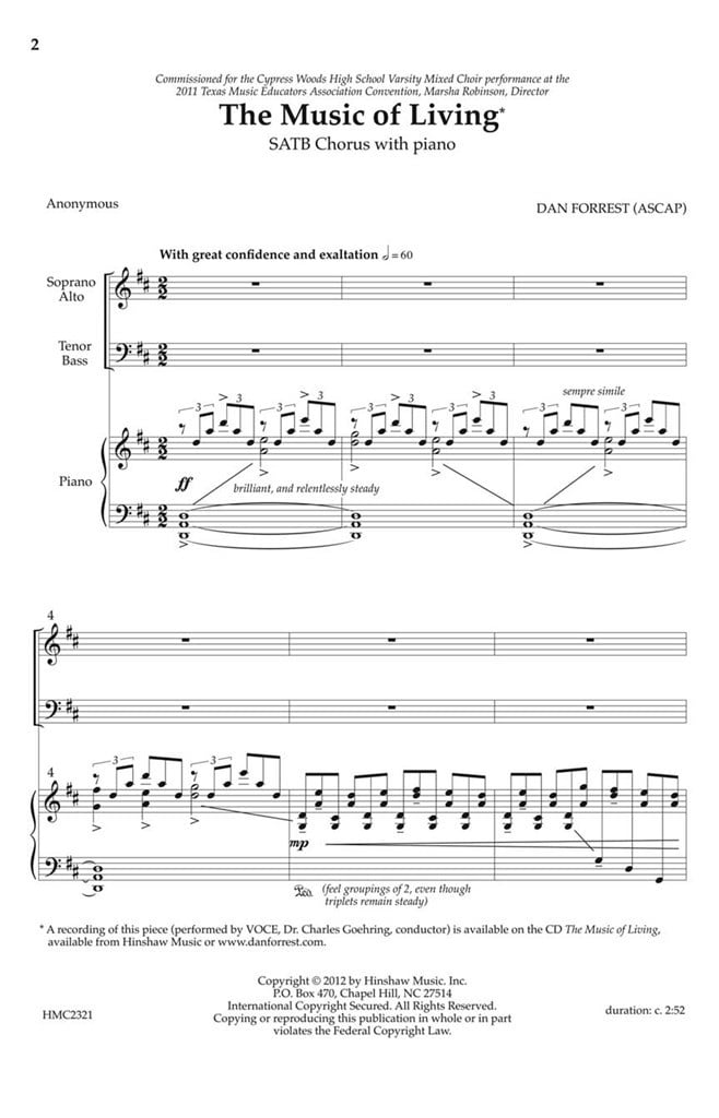 The Music Of Living